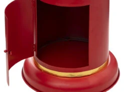 Grand Modèle Lettre H80 En Métal Rouge - FEERIC CHRISTMAS