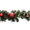 Guirlande Naturel Boules Rouges 2m Vert - FEERIC CHRISTMAS -Dr. Oetker Décoration Boutique 3560231572891 2