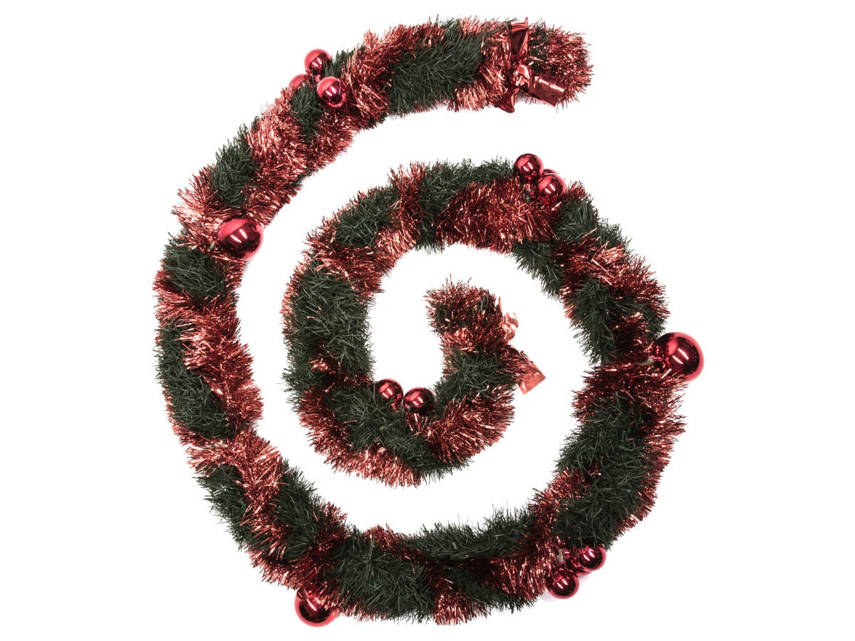 Guirlande De Noël Boule De Noël XL 100x5x2,7m Verte Vert/rouge - FEERIC CHRISTMAS 3 Guirlande De Noël Boule De Noël XL 100x5x2,7m Verte Vert/rouge - FEERIC CHRISTMAS