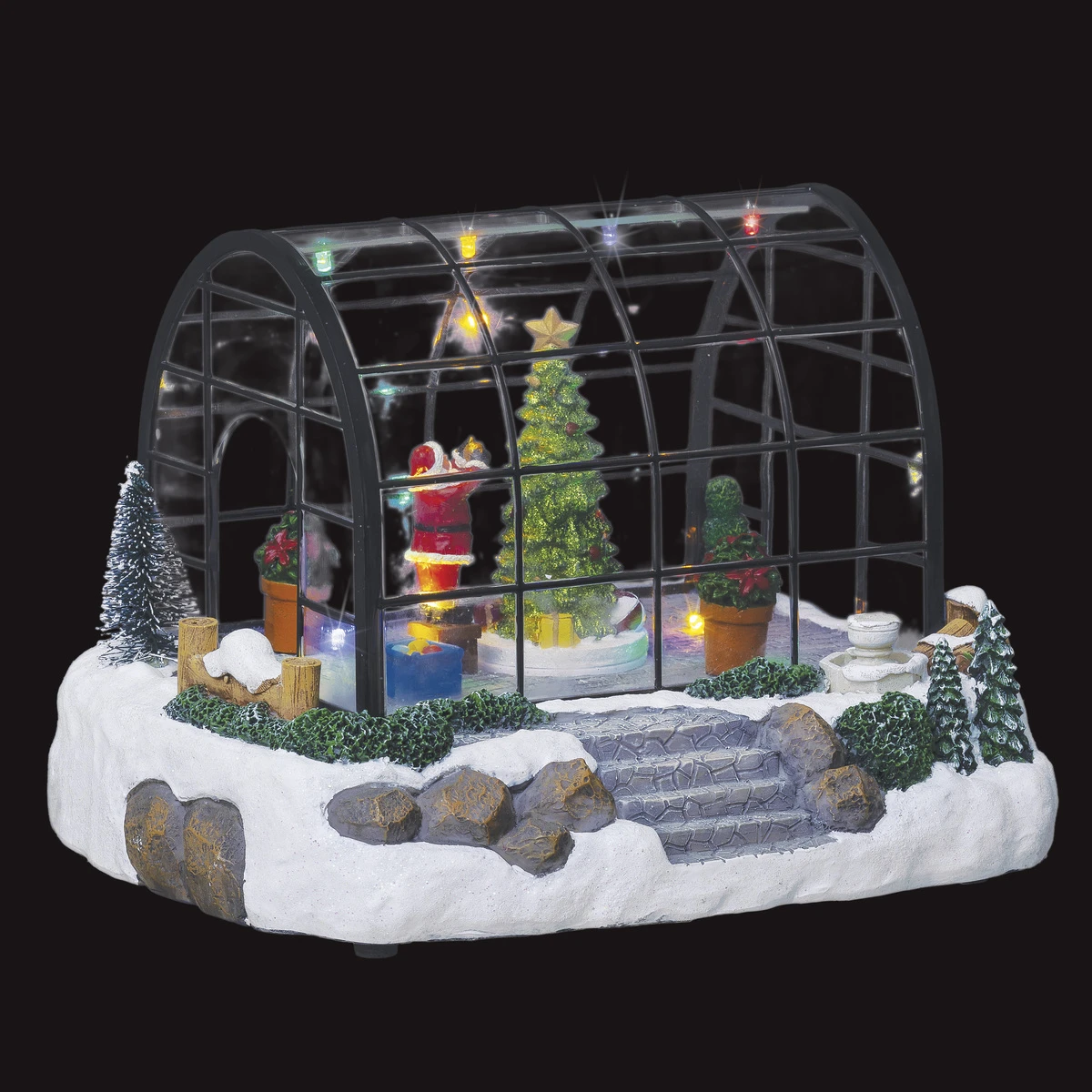 Village De Noël Serre Du Père Noel 8 L Lumineux - Feeric Christmas 3 Village De Noël Serre Du Père Noel 8 L Lumineux - Feeric Christmas