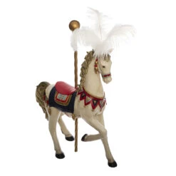 Sujet Résine Cheval Circus 53 Cm - Feeric Christmas
