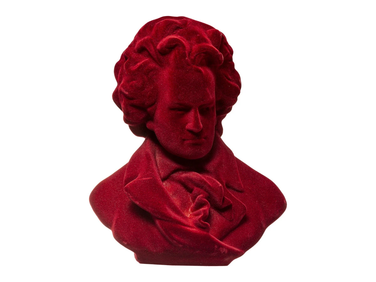 Objet Floqué Tête H 24 Cm Bordeaux - FEERIC CHRISTMAS 3 Objet Floqué Tête H 24 Cm Bordeaux - FEERIC CHRISTMAS