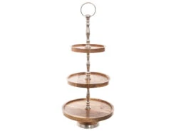 Serviteur 3 Plateaux Manguier - FEERIC CHRISTMAS