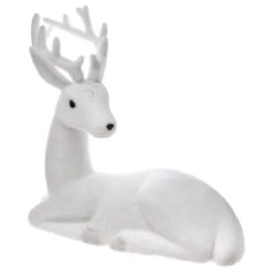 Renne Couché H 50 Cm - Feeric Christmas