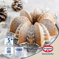 Dr. Oetker Moule à Gâteaux Original En Forme D'étoile Dr.Oetker White Christmas 2553